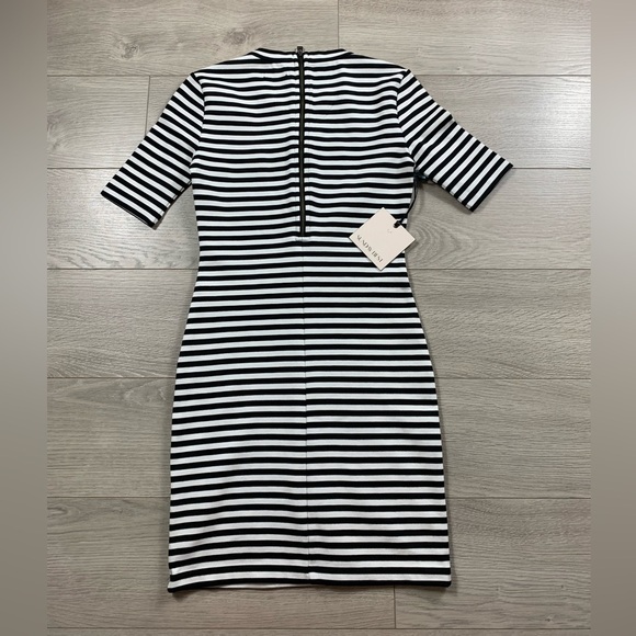 Aritzia Sunday Best Miller Stripe Short Sleeve Bodycon Dress - Picture 3 of 12